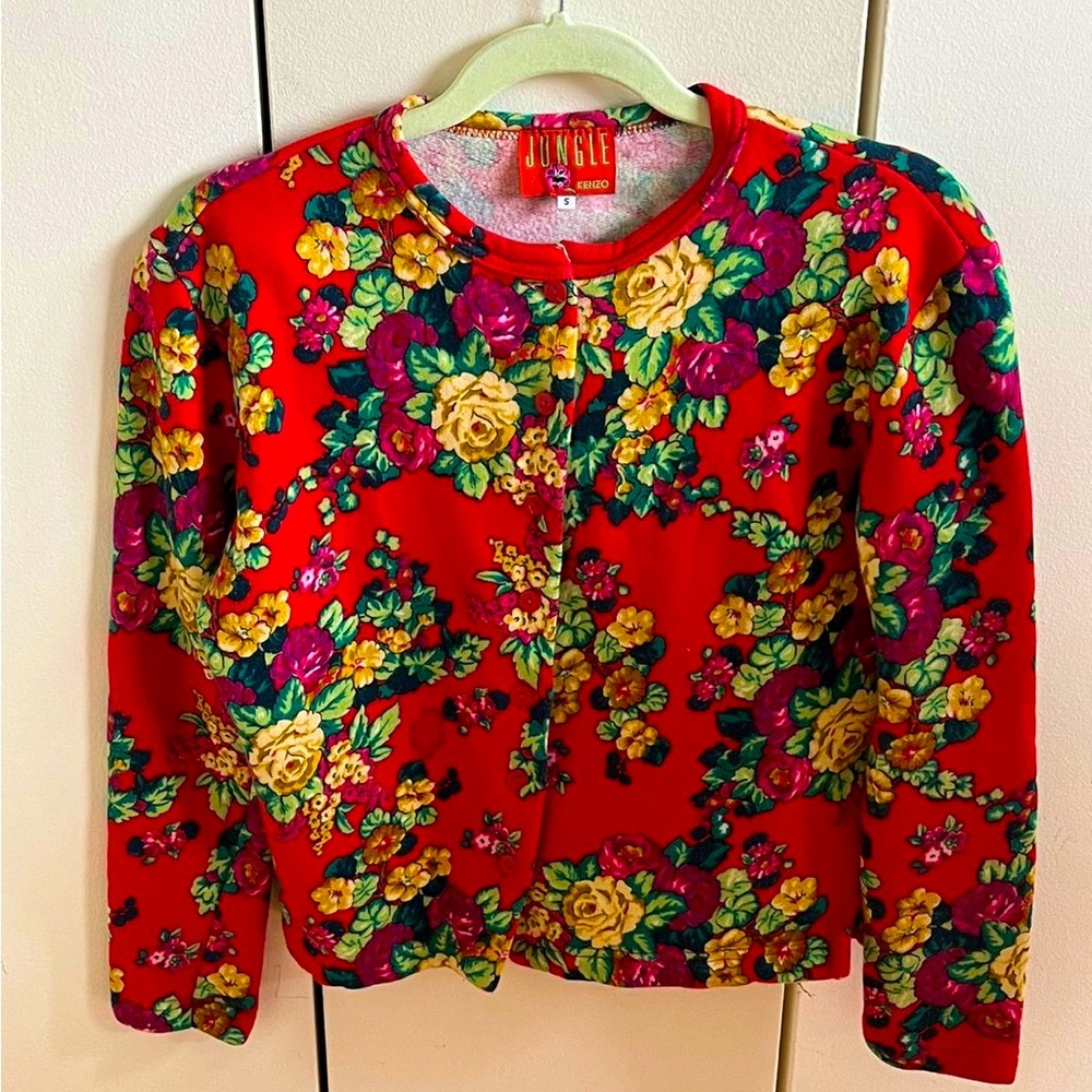 KENZO flower cardigan